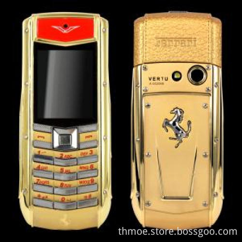 VERTU Ascent Ti Ferrari Nero XS Gold